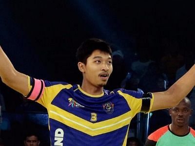 Khomsan Thongkam had a good outing at the Kabaddi World Cup last year.